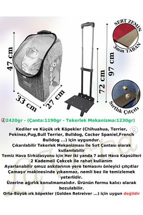 کیف حمل گربه و سگ بنفش کد 114360905