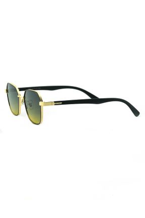 عینک آفتابی طلائی زنانه 48 UV400 فلزی سایه روشن کد 814289955