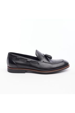 کفش کلاسیک مشکی مردانه پاشنه کوتاه ( 4 - 1 cm ) پاشنه ساده کد 814349987