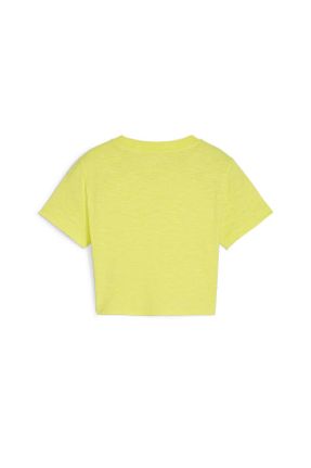 تی شرت زرد زنانه ریلکس تکی کد 814382968