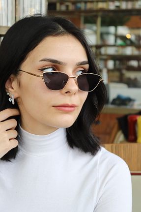 عینک آفتابی مشکی زنانه پلاریزه FASHION POOL - کد 814632672