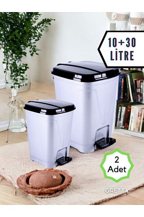 سطل زباله مشکی پلاستیک 40 L کد 814425531