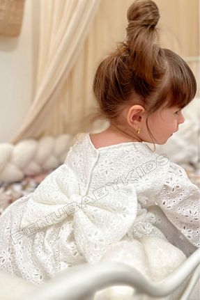 لباس سفید بچه گانه بافت penu baby kids - کد 641982498