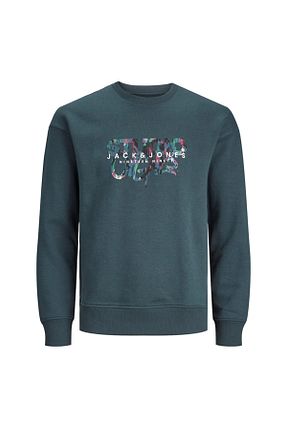 سوئیشرت طوسی بچه گانه ساده Jack & Jones - کد 776081440