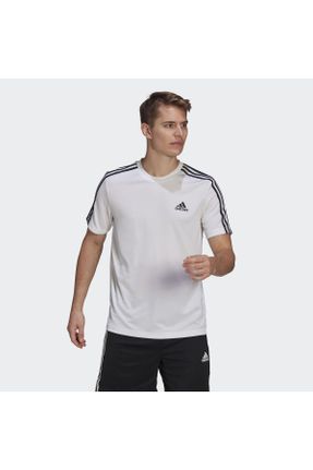 تی شرت سفید مردانه رگولار پارچه ای تکی بیسیک کد 108524756