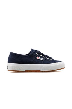 کفش اسنیکر سرمه ای زنانه بند دار Superga - کد 814339968