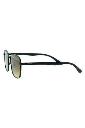 عینک آفتابی مشکی مردانه 58 UV400 فلزی سایه روشن کد 814294330