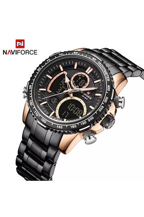 ساعت مچی مشکی مردانه 46-50 میلی متر Naviforce - کد 62370371