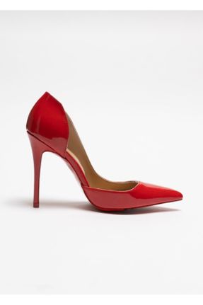 کفش استایلتو قرمز پاشنه نازک پاشنه بلند ( +10 cm) کد 814579053