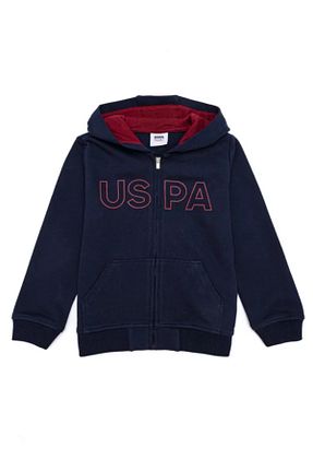 سوئیشرت سرمه ای بچه گانه ساده U.S. Polo Assn. - کد 814382130