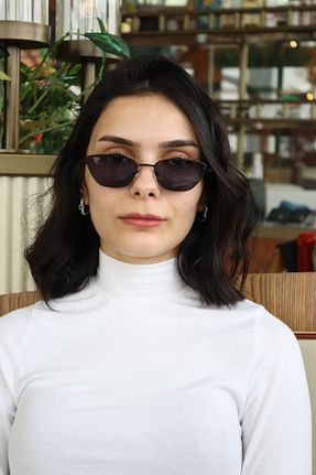 عینک آفتابی مشکی زنانه پلاریزه FASHION POOL - کد 814605457