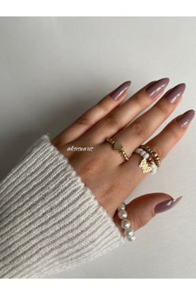 انگشتر جواهر طلائی زنانه کد 814421459