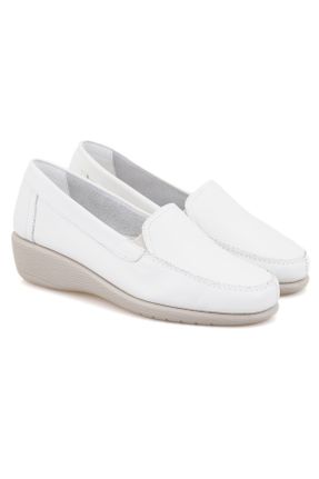 کفش کژوال سفید زنانه پاشنه کوتاه ( 4 - 1 cm ) پاشنه ساده کد 662658980