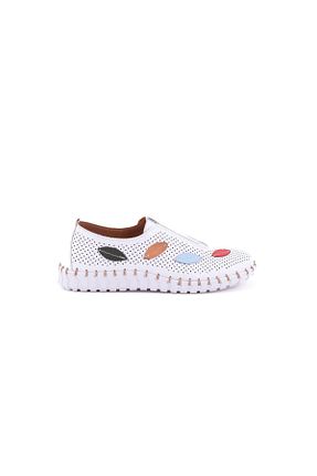 کفش کژوال سفید زنانه چرم خالص Venüs - کد 814427275