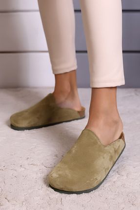 دمپائی سرمه ای زنانه چرم خالص Akman Leather - کد 814453216