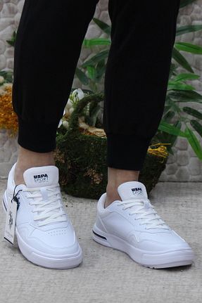 کفش اسنیکر سفید زنانه بند دار U.S. Polo Assn. - کد 814452534