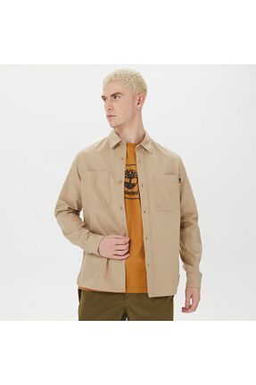 پیراهن بژ مردانه رگولار Timberland - کد 778492731