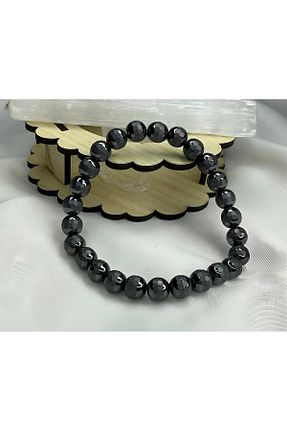 دستبند جواهر طوسی مردانه سنگ طبیعی Elifsu Jewelry - کد 814617933