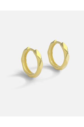 گوشواره نقره طلائی زنانه 925 عیار MEKS JEWELS - کد 765711439