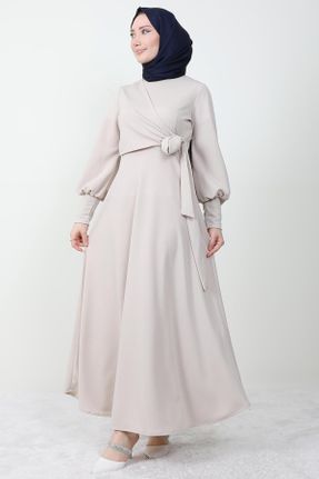 لباس طوسی زنانه قلمی بافت کد 814596207