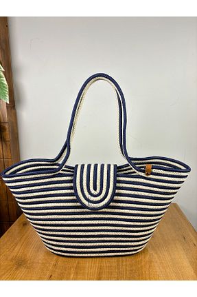 کیف ساحلی سرمه ای زنانه MaVaux - کد 814634567
