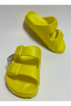 دمپائی زرد بچه گانه EVA پاشنه ساده پاشنه کوتاه ( 4 - 1 cm ) کد 814673415