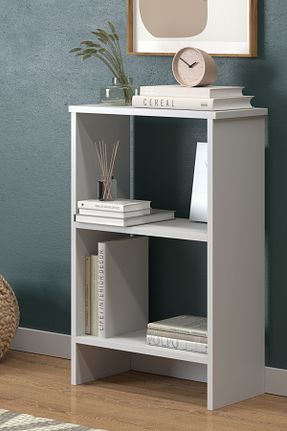 قفسه کتاب سفید 80 سانتی متر Monte Sehpa - کد 679411057