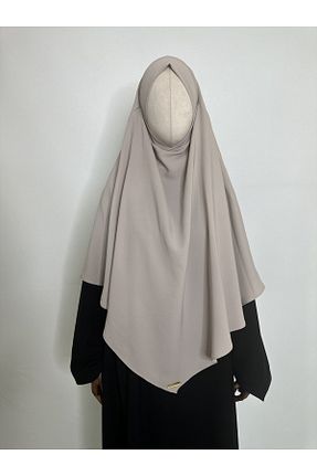 روسری طوسی ساده R&S modibone - کد 814677536