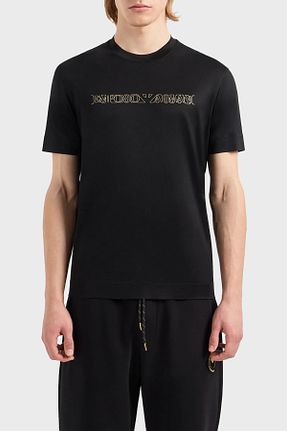 تیشرت مشکی مردانه رگولار Emporio Armani - کد 814515720