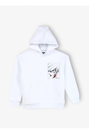 سوئیشرت سفید بچه گانه چاپی Discovery Expedition - کد 759297827