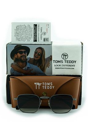 عینک آفتابی طوسی مردانه UV400 TOMS TEDDY - کد 814293701