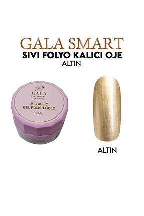 لاک ناخن دائمی طلائی gala smart - کد 814274044