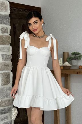 لباس سفید زنانه بافتنی WOMAN VISION - کد 814353822