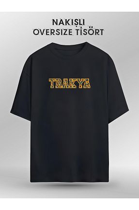 تیشرت مشکی زنانه اورسایز Trakya Bazaar - کد 814367468