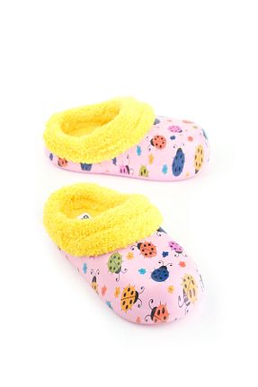 دمپائی خانگی صورتی بچه گانه پاشنه کوتاه (1 - 4 سانتی متر) Gezer - کد 464181107