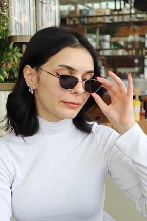عینک آفتابی مشکی زنانه پلاریزه FASHION POOL - کد 814632672