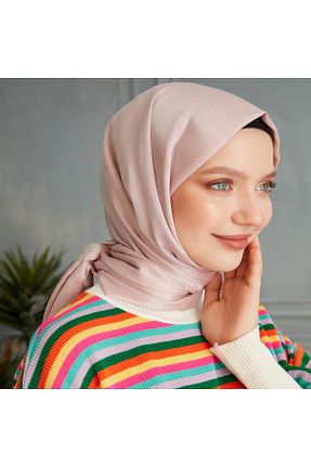 شال صورتی زنانه پلی استر cilbabhane - کد 655326757