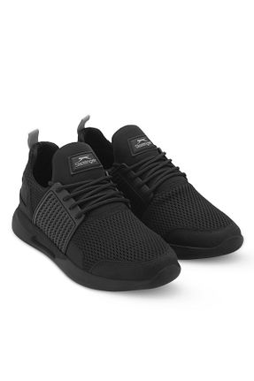 کفش اسنیکر مشکی مردانه بند دار Slazenger - کد 814629191