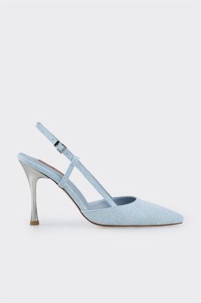کفش پاشنه بلند کلاسیک آبی زنانه پلی اورتان پاشنه نازک پاشنه بلند ( +10 cm) کد 814724841