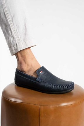 کفش کلاسیک سرمه ای مردانه پلی اورتان پاشنه کوتاه ( 4 - 1 cm ) پاشنه ساده کد 749488725
