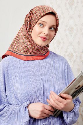 روسری قرمز پلی استر Levidor - کد 813006298