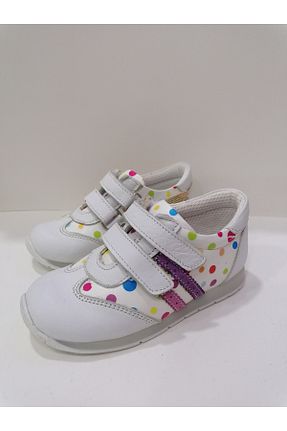 کفش کژوال سفید بچه گانه چرم خالص Özgür Kids - کد 814819822
