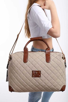 کیف توپ بژ Çanta Trend - کد 798629455