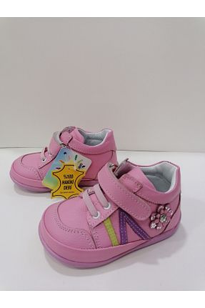 کفش کژوال صورتی بچه گانه چرم خالص Özgür Kids - کد 815042570