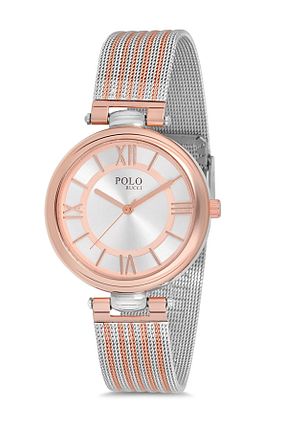 ساعت مچی صورتی زنانه 31-35 میلی متر POLO Rucci - کد 110160184