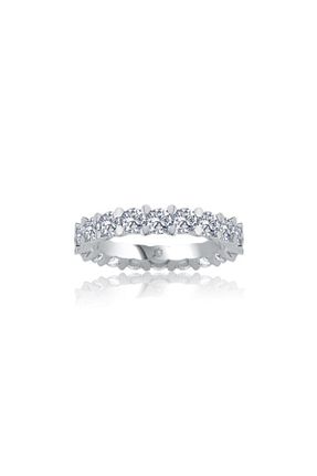 انگشتر نقره طوسی زنانه زیرکن Effective Diamond - کد 110368182