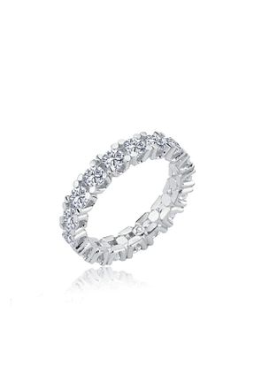 انگشتر نقره زنانه زیرکن Effective Diamond - کد 110686851
