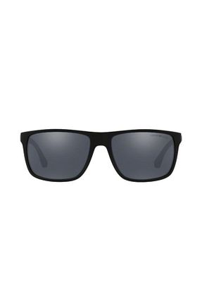 عینک آفتابی مشکی مردانه 56 Emporio Armani - کد 110751632