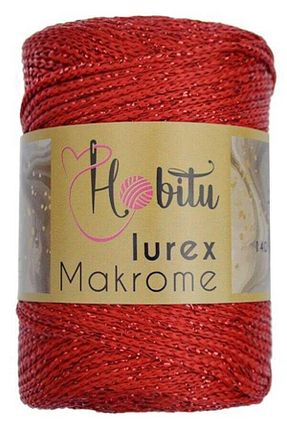 نخ بافندگی قرمز Hobitu Yarns - کد 110644591