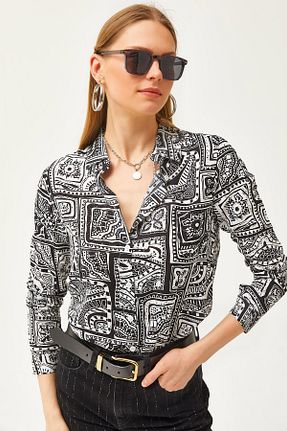 پیراهن مشکی زنانه رگولار Olalook - کد 814785710